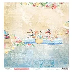 Бумага 30х30 см "Малышка Алиса. Лист 04" (Scrapodelie) Бумага 30х30 см "Малышка Алиса. Лист 04" (Scrapodelie)