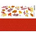 Лист с картинками 10х30 см "Осенние листья 2" (ScrapMania)