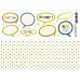 Лист с картинками 10х30 см "Роботы. Облако фраз" (ScrapMania)