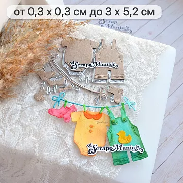 Нож "Детство. Бодик", 3х5,5 см (ScrapMania)