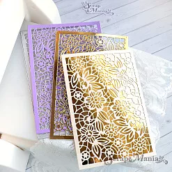 Нож "Кружево. Цветы сказочные. Фон", 10х15 см (ScrapMania)