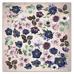 Бумага "Darkness. Лист для вырезания" (Summer Studio) Бумага "Darkness. Лист для вырезания" (Summer Studio)