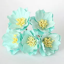 Букет крупных маков "Мятный", 5 шт (Craft) Букет крупных маков "Мятный", 5 шт (Craft)