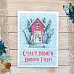 Тканевая карточка "Сказка на Рождество. Домик" (ScrapMania)