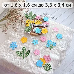 Нож "Полянка. Летние цветочки", 3,3х3,4 см (ScrapMania) Нож "Полянка. Летние цветочки", 3,3х3,4 см (ScrapMania)
