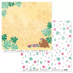 Бумага "Ешь. Молись. Спи. Тропики" (Mr.Painter)