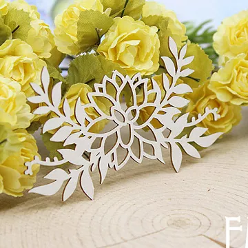 Украшение из чипборда "Цветочная композиция 1658" (Fantasy)