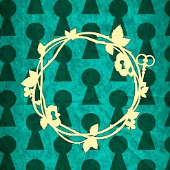 Украшение из чипборда "Тайна" (Muscari)