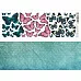 Лист с картинками 10х30 см "Весенний этюд. Бабочки" (ScrapMania)