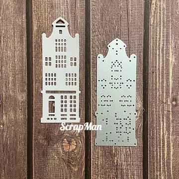 Нож "Домик-2", 3,7х9,7 см (ScrapMan)