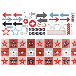 Лист с картинками 10х30 см "Хоккей. Знаки" (ScrapMania)