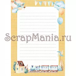 Электронные страницы для блокнотов "Веселый паровозик" (ScrapMania)