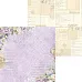 Бумага 30х30 см "Сиреневый рассвет. Лист 1" (Scrapodelie)