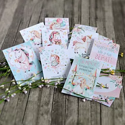 Набор карточек "Розовые грезы", 16 шт (ScrapMania)