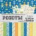 Набор бумаги 20х20 см "Роботы", 12 листов (ScrapMania)
