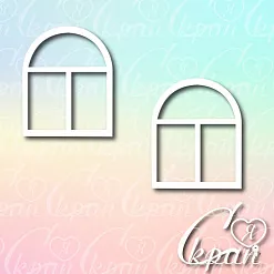 Чипборд "Окно простое", 5,3х6,5 см (LeoMammy) Чипборд "Окно простое", 5,3х6,5 см (LeoMammy)