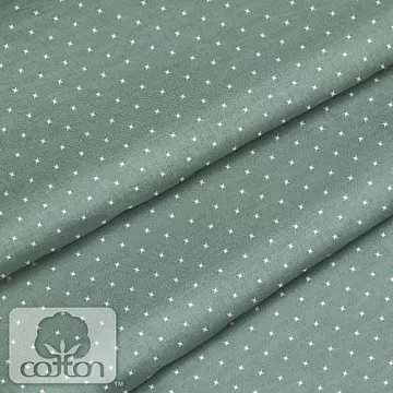 Отрез ткани 79х50 см "Блеск зеленый" (Cotton)