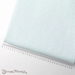 Отрез ткани 75х50 см "МурТильда. Голубая клетка" (ScrapMania)
