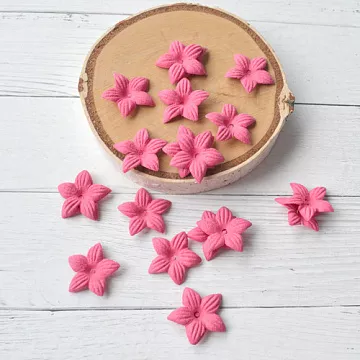 Набор бумажных цветов "Лилии. Ягодный", 20 шт (Китай)