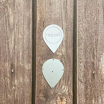 Нож "Travel", 2,8х3,8 см (Scrapman)