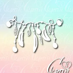 Чипборд "Пасхальная гирлянда" (LeoMammy) Чипборд "Пасхальная гирлянда" (LeoMammy)