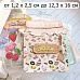 Нож "Заготовка для блокнота. Лето в банке", 12,3х16 см (ScrapMania)