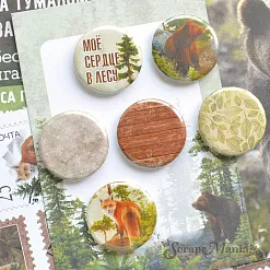 Набор фишек "Тайга. Сила тайги" (ScrapMania)