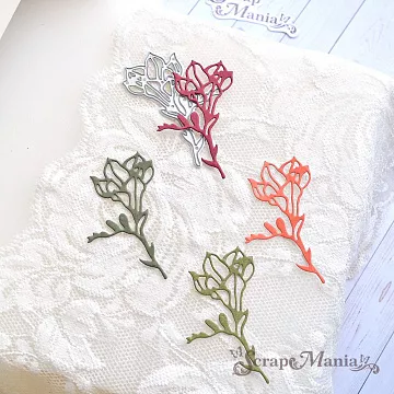 Нож "Магнолия", 4х5,7 см (ScrapMania)