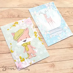 Набор карточек "Новогодняя Ванилька" (ScrapMania)