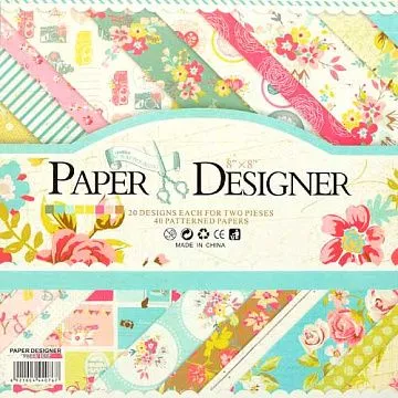 Набор бумаги 20,5х20,5 см "Sweet Life. Сладкая жизнь", 40 листов