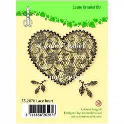 Набор штампов "Кружевное сердце" (Leane Creatief)