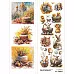 Лист с картинками 10х30 см "Пасха. Корзинки" (ScrapMania)