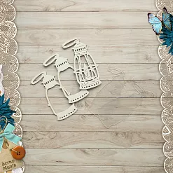 Чипборд "Волшебник. Шейкер. Лампа. Маленькая" (ScrapMania)