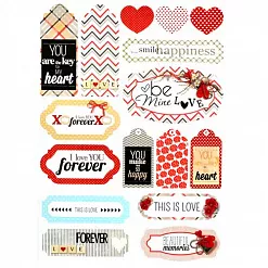 Скрап-карта А4 "Это любовь" (ScrapMania)