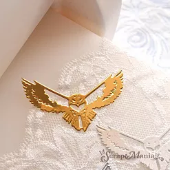 Нож "Волшебник. Сова" 6,2х3,5 см (ScrapMania)