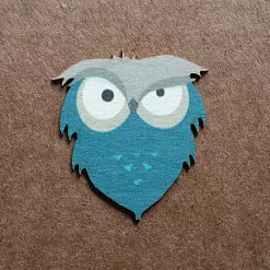 Украшение из цветного чипборда "Мудрый филин 2" (Благолис)