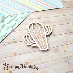 Чипборд "Ламы. Шейкер. Кактус маленький" (ScrapMania) Чипборд "Ламы. Шейкер. Кактус маленький" (ScrapMania)