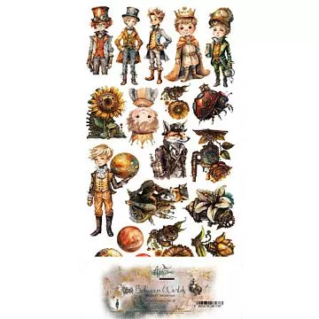 Набор бумаги 15х30 см "Between Worlds. Для вырезания",7 листов (Alchemy of Art)