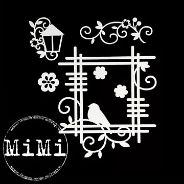 Набор украшений из чипборда "Летняя. Спокойствие" (MiMi Design)