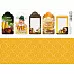 Лист с картинками 10х30 см "Пивная. Ярлыки" (ScrapMania)