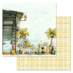 Бумага "СуперБабушка. Все включено" (ScrapMania) Бумага "СуперБабушка. Все включено" (ScrapMania)