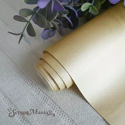 Отрез экокожи 30х69 см "Однотонный. Светло-золотой" (Pty Китай) Отрез экокожи 30х69 см "Однотонный. Светло-золотой" (Pty Китай)