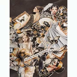 Набор высечек "Black velvet", 76 шт (Arts13)