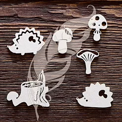 Набор украшений из чипборда "Ёжики" (ArtLines)