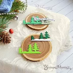 Нож "Зимний лес. Мини", 2,5х4,4 см (ScrapMania)