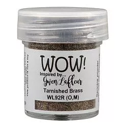 Пудра для эмбоссинга непрозрачная "Tarnished Brass. Потускневшая латунь" (WOW)