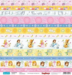 Бумага "Подружки. Карточки 3" на русском (ScrapBerry's)