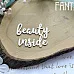 Украшение из чипборда "Beauty inside" (Fantasy)
