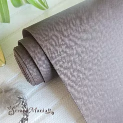 Отрез экокожи 30х69 см "Переплетный. Рогожка темный шоколад" (Pty Китай) Отрез экокожи 30х69 см "Переплетный. Рогожка темный шоколад" (Pty Китай)