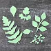 Набор вырубок "Веточки", цвет салатовый (ScrapMania)